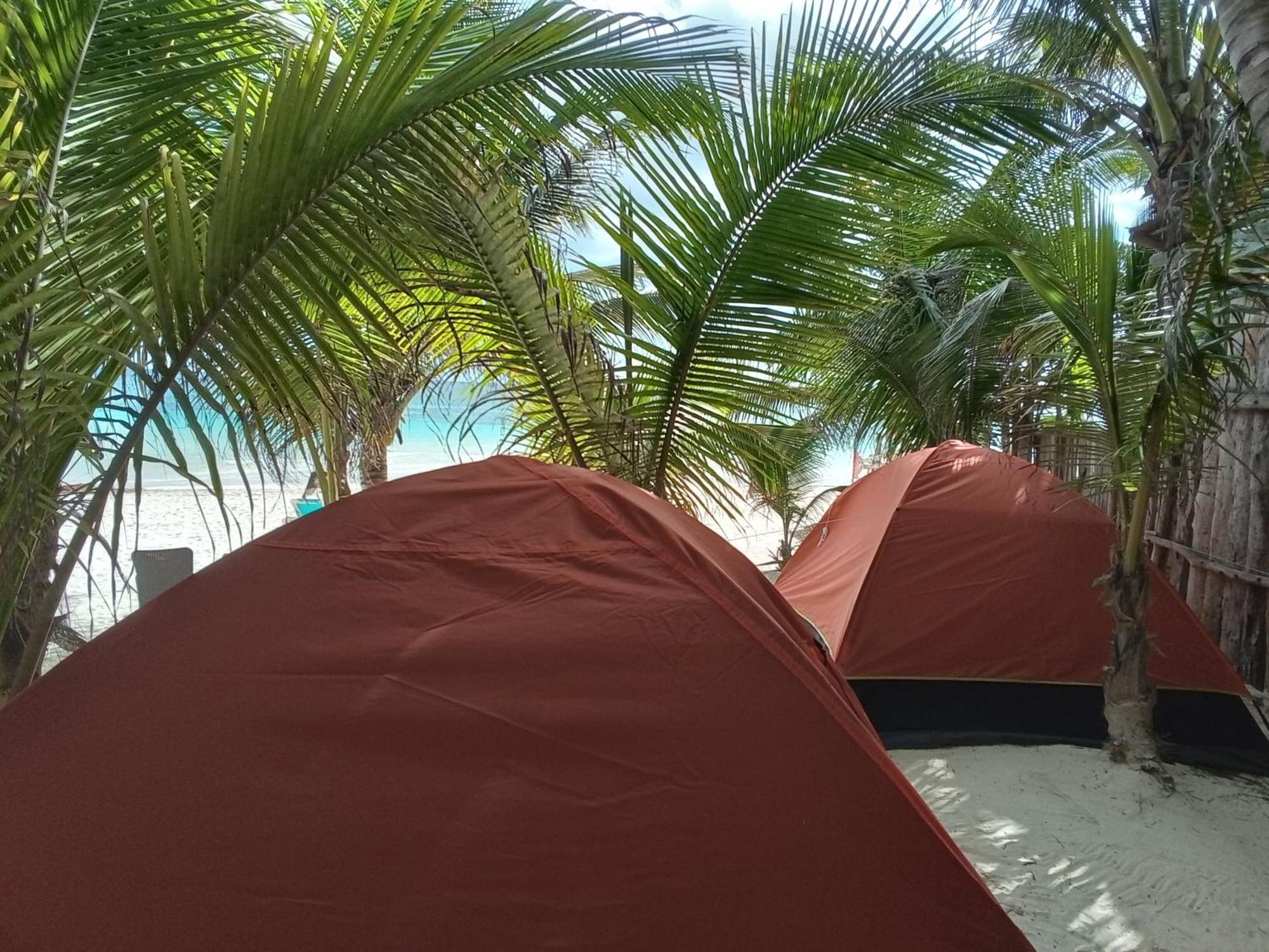 Chavez Eco Beach Camping And Cabanas Tulum Ruang foto
